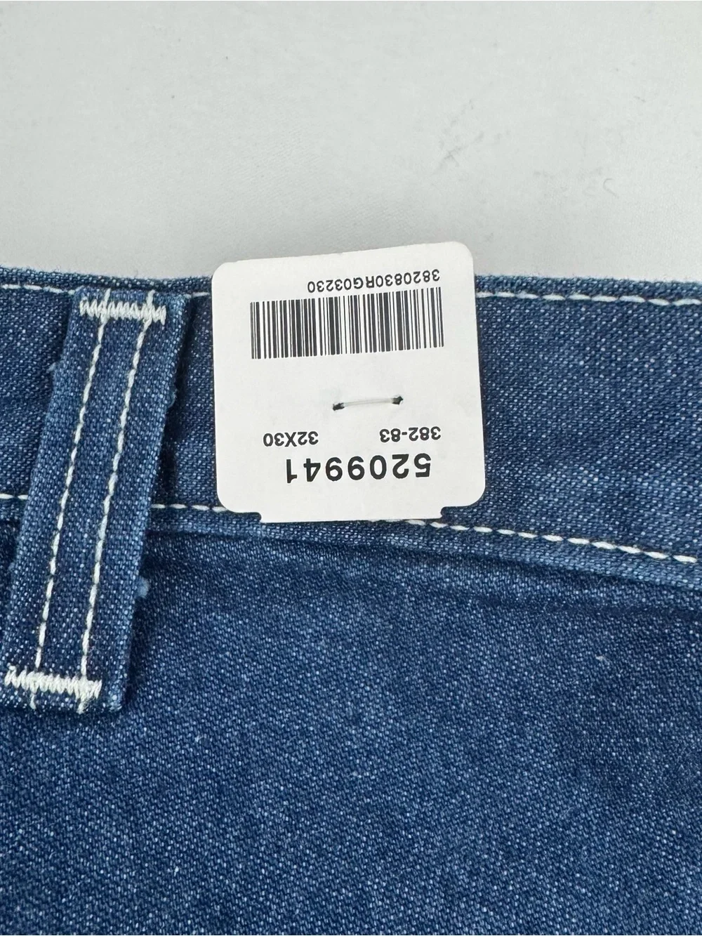 NWT Carhartt 382-83 Dungaree Fit Utility Jeans Relaxed Men's 32 X 30 Denim Loose